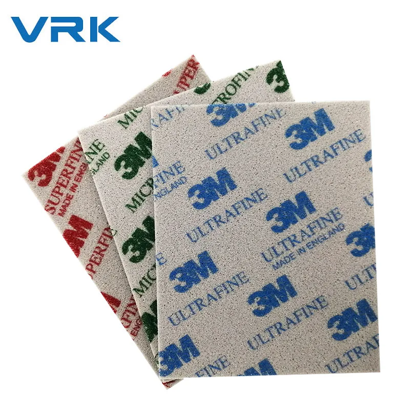 auto body repair materials sand sponge pads microfine 3M abrasive sanding sponge