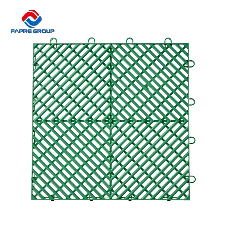 18mm Thick DIY Durable Interlock Pp Garage Tiles Indoor Outdoor Usage in Remove Dust and Drain Water