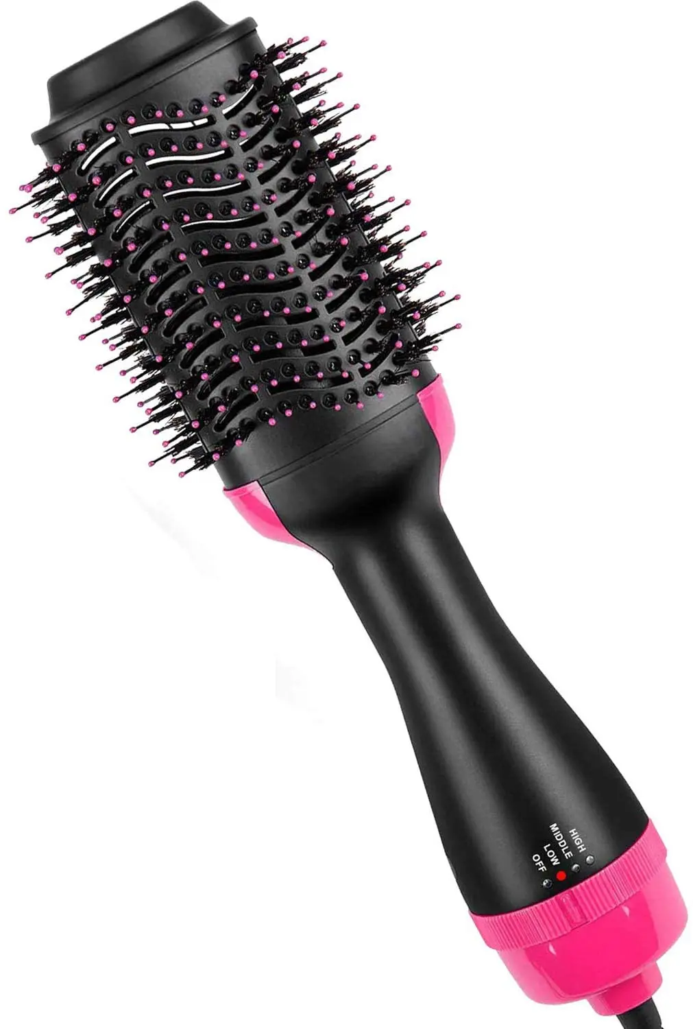 Профессиональная Горячая и холодная щетка для волос, расческа, щетка для горячего воздуха, стайлер, одношаговый фен для волос и объединитель