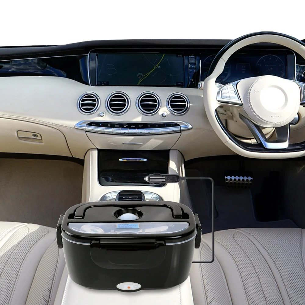 60W Fast heat Electric heating box Food Heater Warmer 3 in 1 Portable Heated electric Lunch Box with sealing ring