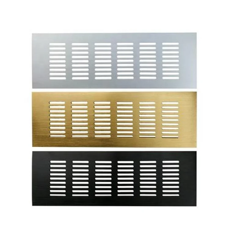 Square aluminum ventilation grill aluminum air vent net Air grid for door cabinet