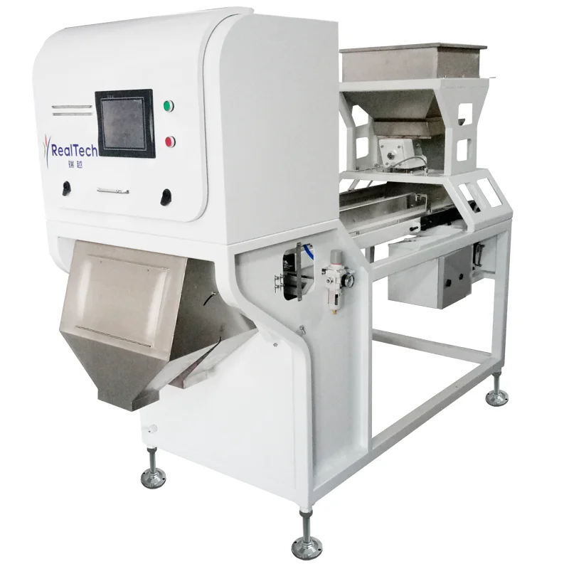 1 Chute Belt Type Color Sorter Pearl Agate Bead Dry vegetables Pistachio Optical Color Sorting Machine