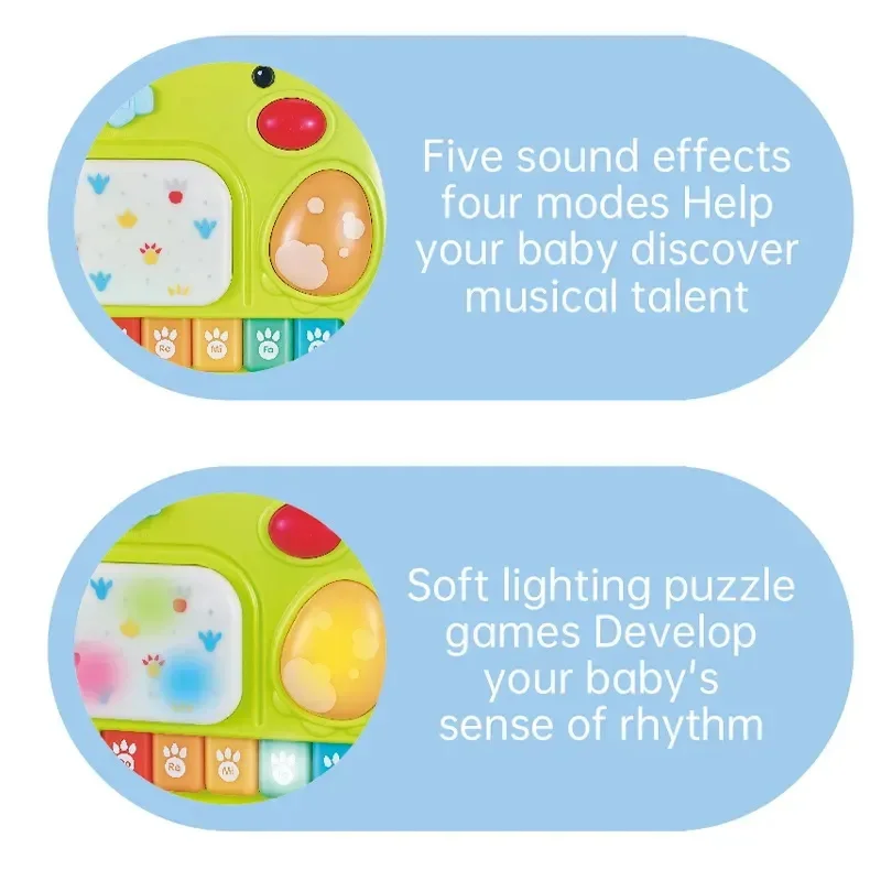 Baby Piano Toy dinosaur Keyboard Singing Musical Sounds Early Development Learning Educational Toys