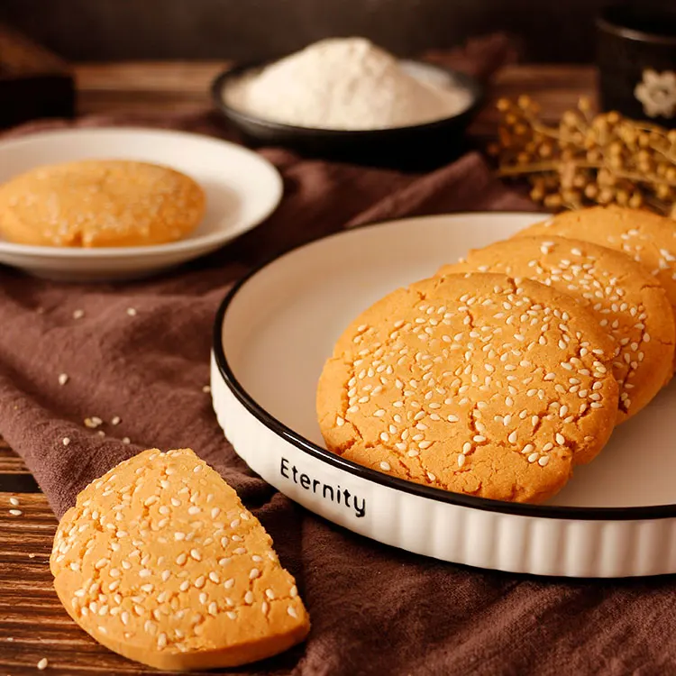 Biscuits delicious sweet cookies traditional food  made in China  the northeast food Sesame  crispy