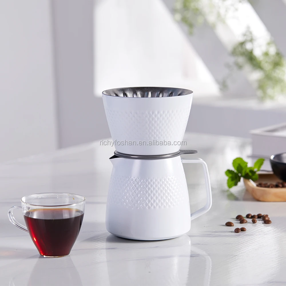 
2ppl V01 Tea Coffee Stainless Steel Barista Pour Over Coffee Dripper 