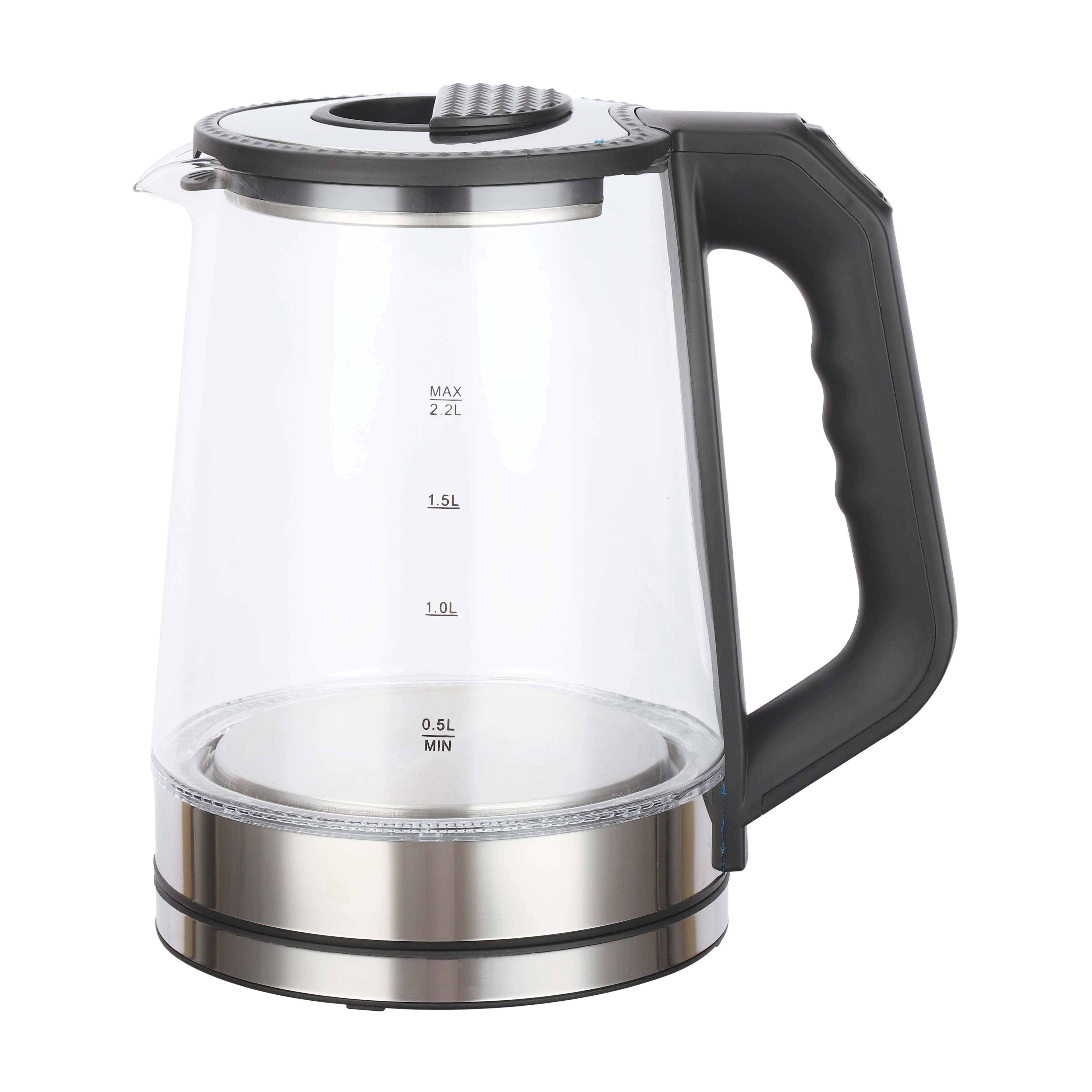 Stainless Steel Cordless Electric Kettle 1500 W Fast Boil with LED Light Boil-Dry Protection  MA-0610