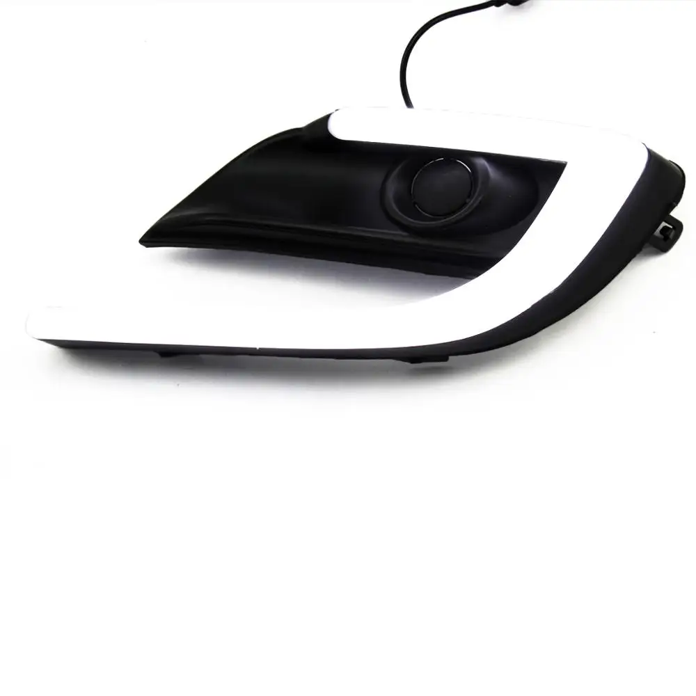 12 Voltage waterproof LED DRL Foglight daytime running light For Mazda 3 Axela  2016 - 2017 car accessories