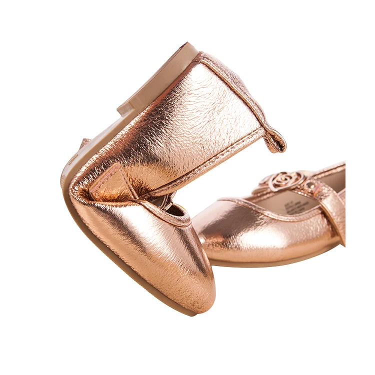 Новинка 2020, прекрасная обувь принцессы для девочек, оптовая продажа детской обуви, розовое золото, детская обувь