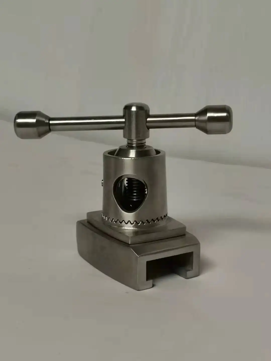 Metal Material Stainless Steel Slider Hospital Bed Leg Frame Parts Gynecology Bed