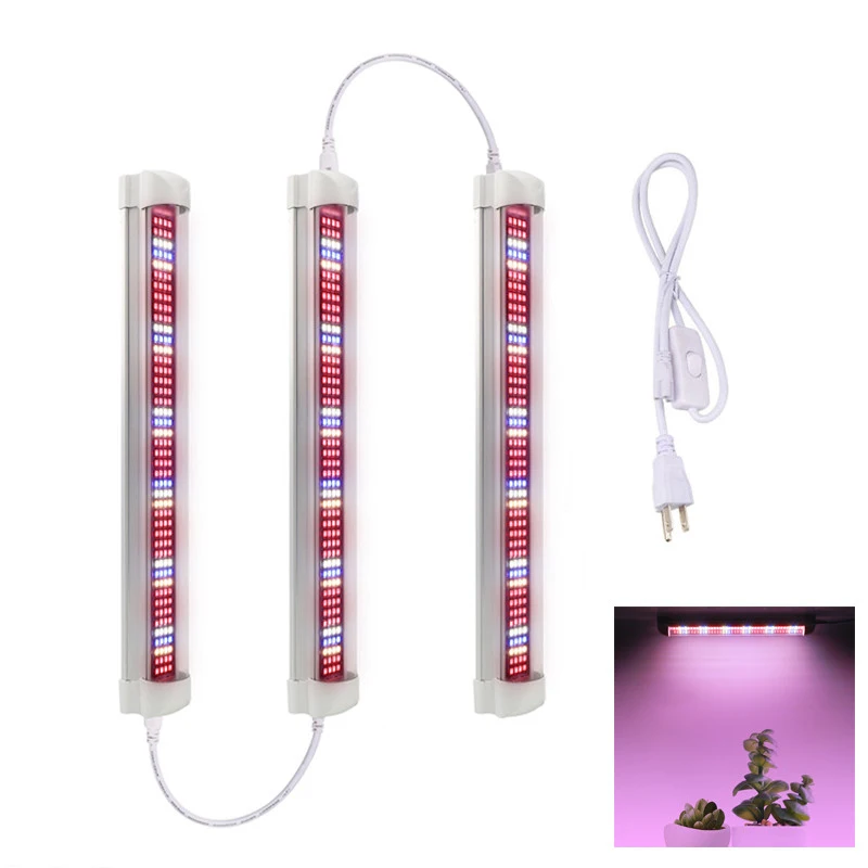 T8 Tube Full Spectrum Phyto Lamps Indoor Flower Hydroponic Plant Greenhouse Garden Seeding LED Grow Light