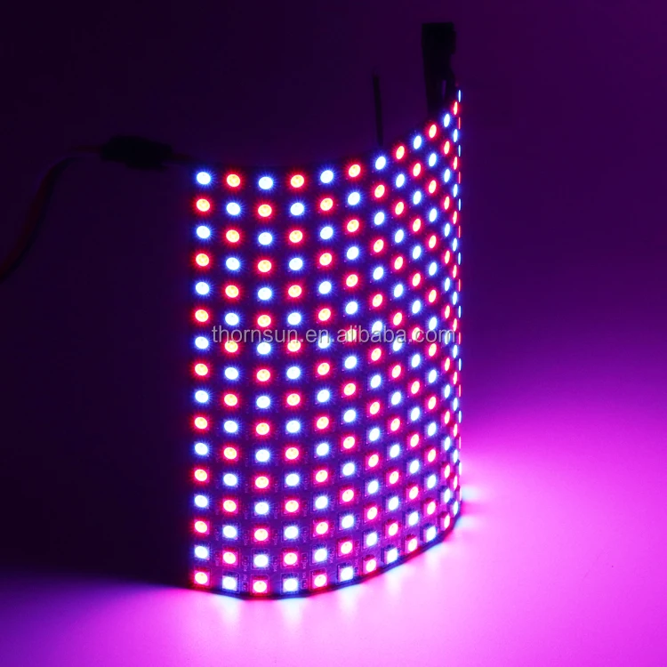 apa102 5050 5v 16x16 grid - 256leds/m rgb led pixel matrix