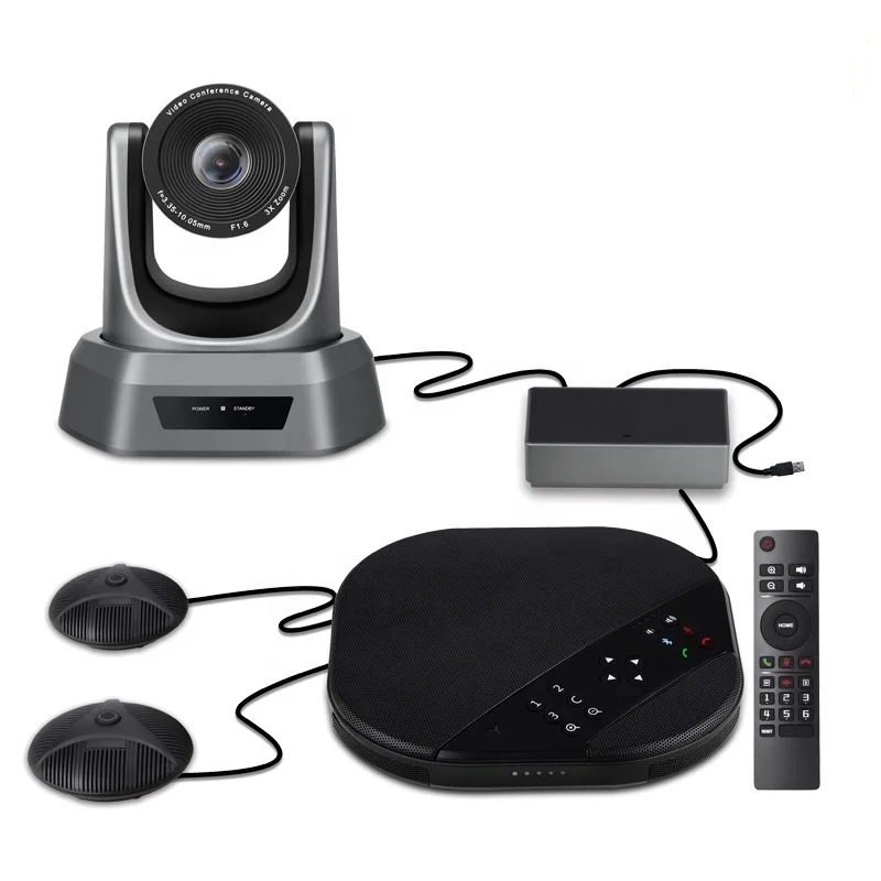HD-камера для видеоконференций 1080 с 3-кратным увеличением, HD-камера с HD-выходом, ptz-камера с микрофоном для конференц-связи и динамиком