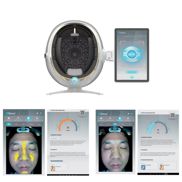 Professional Skin Testing Machine Facial Skin Analyzer 3d Skin Analysis Facial Machine