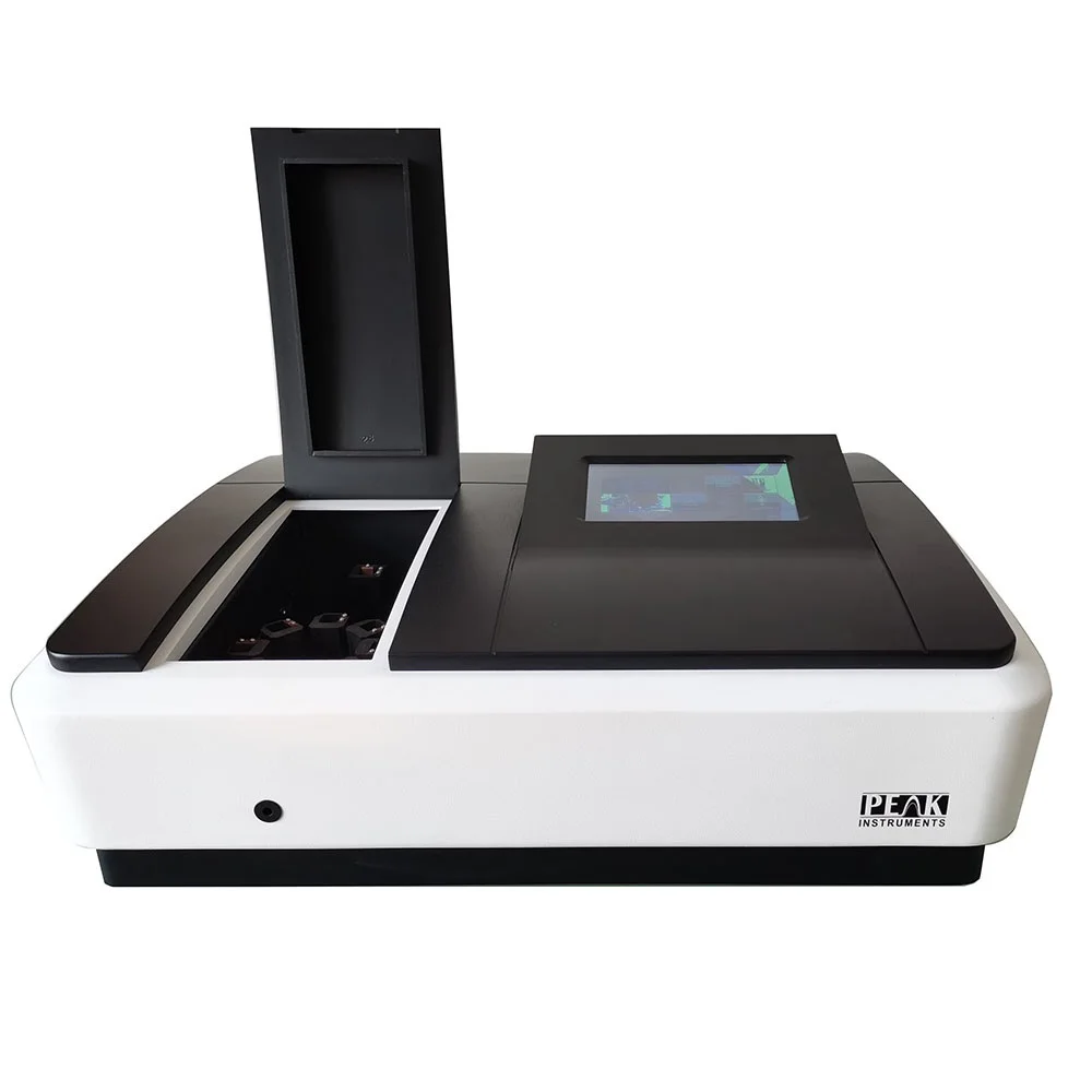 Touch Screen Single Beam UV Visible 2nm spectral bandwidth spectrophotometer for honey water analysis