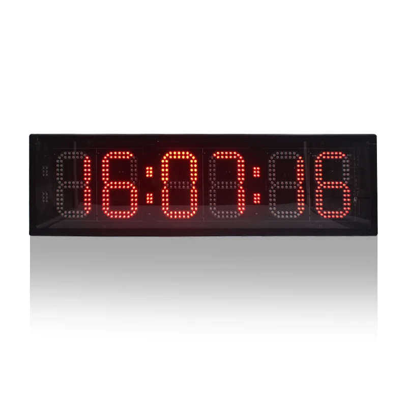 Jinling Shiyin Large Red Color LED Race Timing Clock Timer with Tripod for Outdoor Running Events