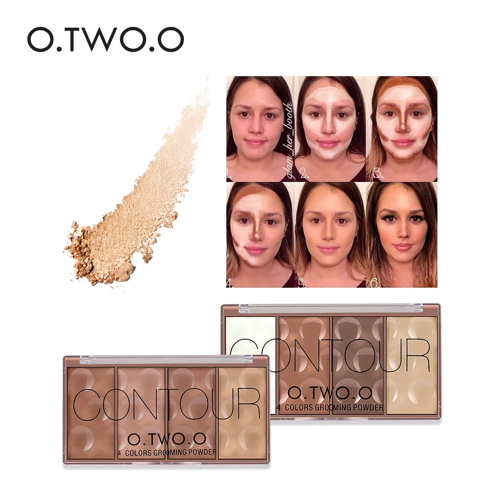 O.TWO.O Free Sample New 4 Options Matte Eyeshadow Long Lasting High Pigment Pearl Colors Eyeshadow Palette