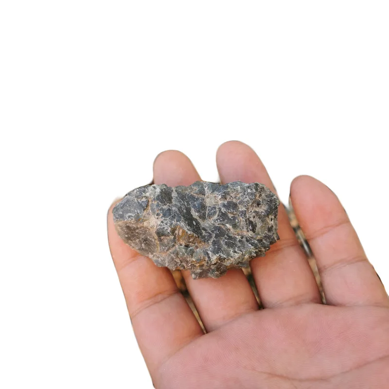 Beautiful Rough Natural Ghost Quartz Crystal Rough Stone Green Phantom Crystal Matt Surface