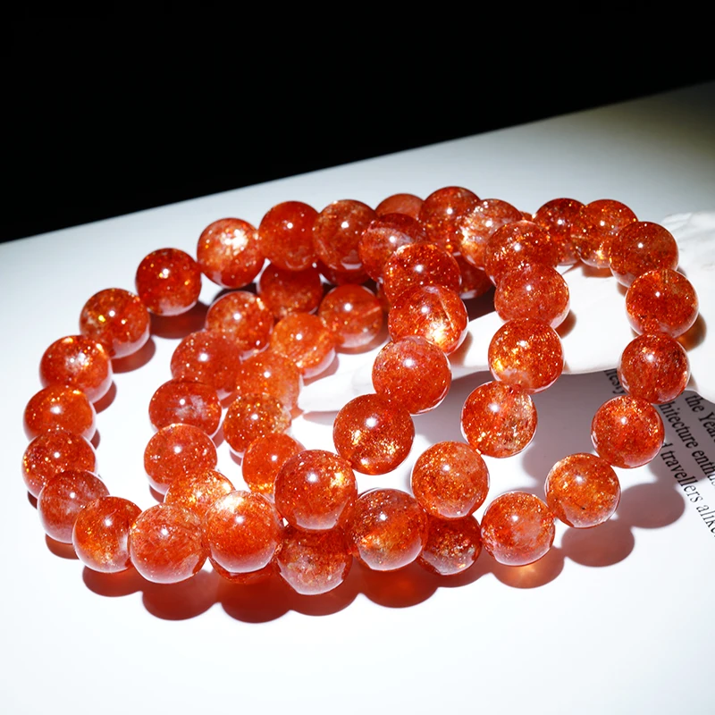 Super Seven Golden Strawberry Tourmaline Rutile Titanium Tansang Sea Pattern Peter Stone Spodumene Bracelet