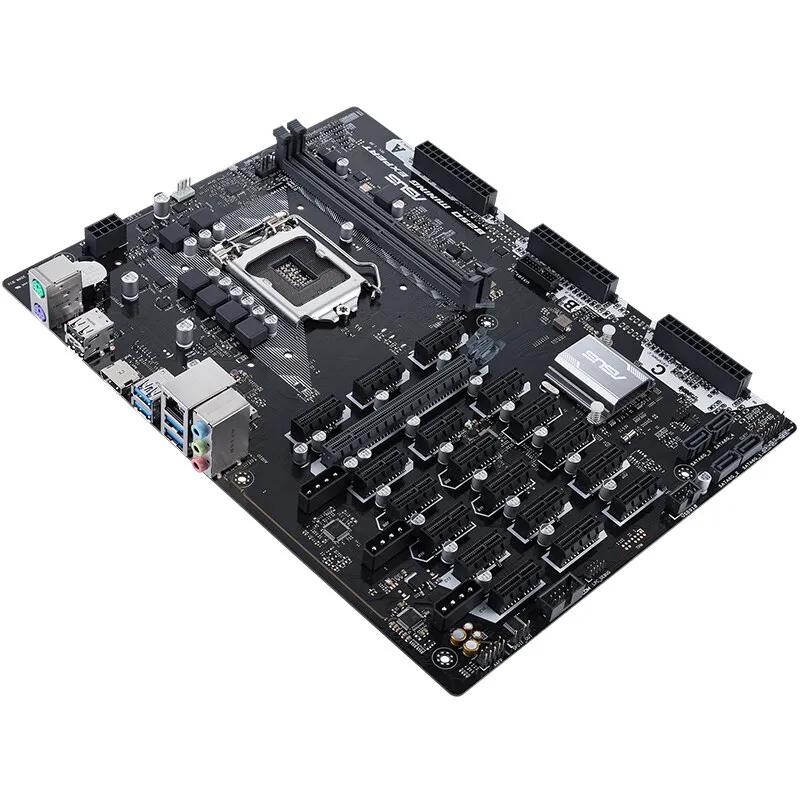 Новинка B250 MINING EXPERT оригинальный рабочий стол 1151 B250M DDR4 материнская плата LGA i7/i5/i3 USB3.0 SATA3 19 GPU