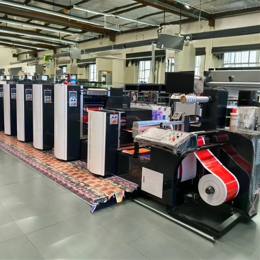 WJPS-350 PS  Plate Shaftless Offset Intermittent Rotary Label Printing Machine