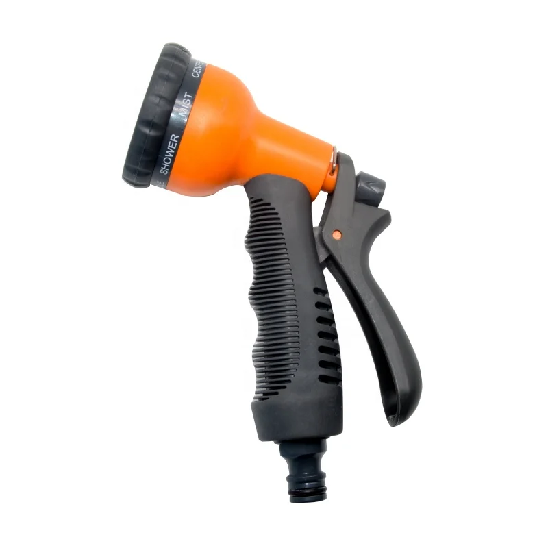 Garden Car sprayer Pipe Water Nozzles gardening 8 function plastic water hose nozzle