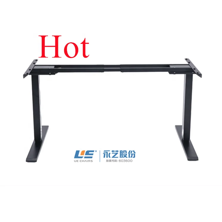 UE Single motor electric lifting desk sit standing height adjustable desk frame with control box for minimalist office