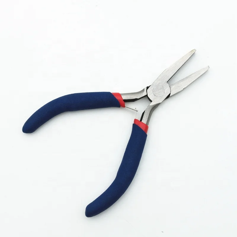 YTH 5inch Jewelry Making Smooth Jaw Jewelry Making Pliers Tools Mini Pliers Flat Nose Pliers