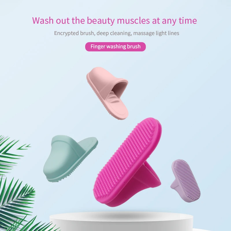 onequan Silicone Puppy Toothbrush baby Tooth Cleanerbaby  Finger Toothbrush baby Dental Care Cleaning Tooth Brush For baby