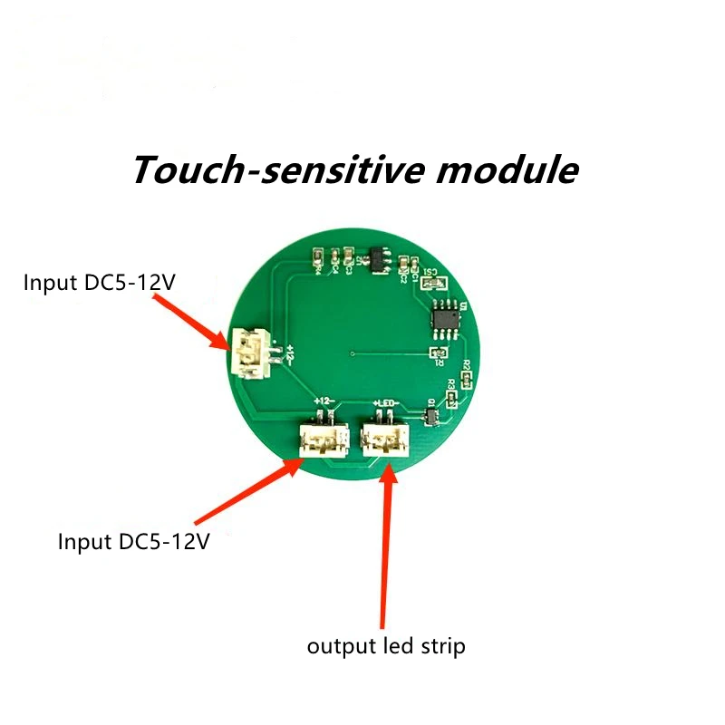 Touch sensing DC5V-24V LED Switch module End table, glowing table, starry table touch sensor switch controller