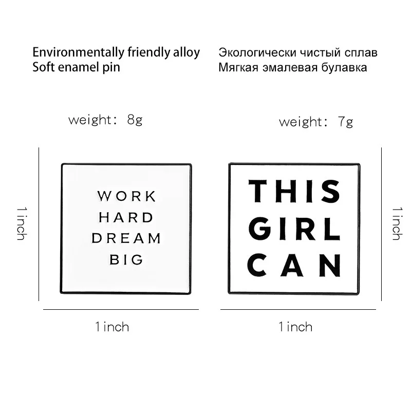 Encouraging Dreams Custom Metal Enamel Pins Bronze Fairy Slogan Words Brooch Lapel Pin Badge Perfect Souvenir for Friends