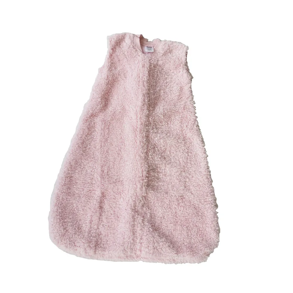 
Breathable Cotton Sleeveless Warm Two Way Zipper Super Soft Baby Sleep Sack Bag 