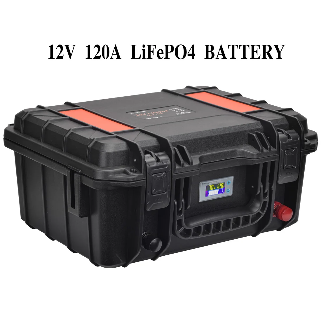 12V 120AH 150AH Lifepo4 battery pack with BMSfor RV Outdoor Marine waterproof Rechargeable Solar inverter battery