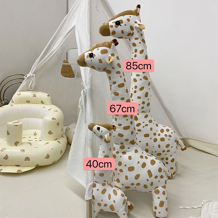 Net red style Stuffed Animal Plush Toy giraffe decorative doll customized accompanying baby plush toy animal doll