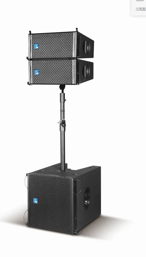 6'high efficiency mid-bass units 1'exit throat voice coil HF drivers  small sized line array speaker DLA 206