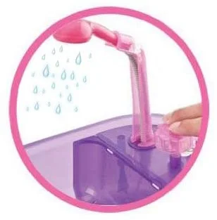 Hot sales bath baby toys 12 inch educational bathtime doll set interesting toy girl doll with two colors mixed