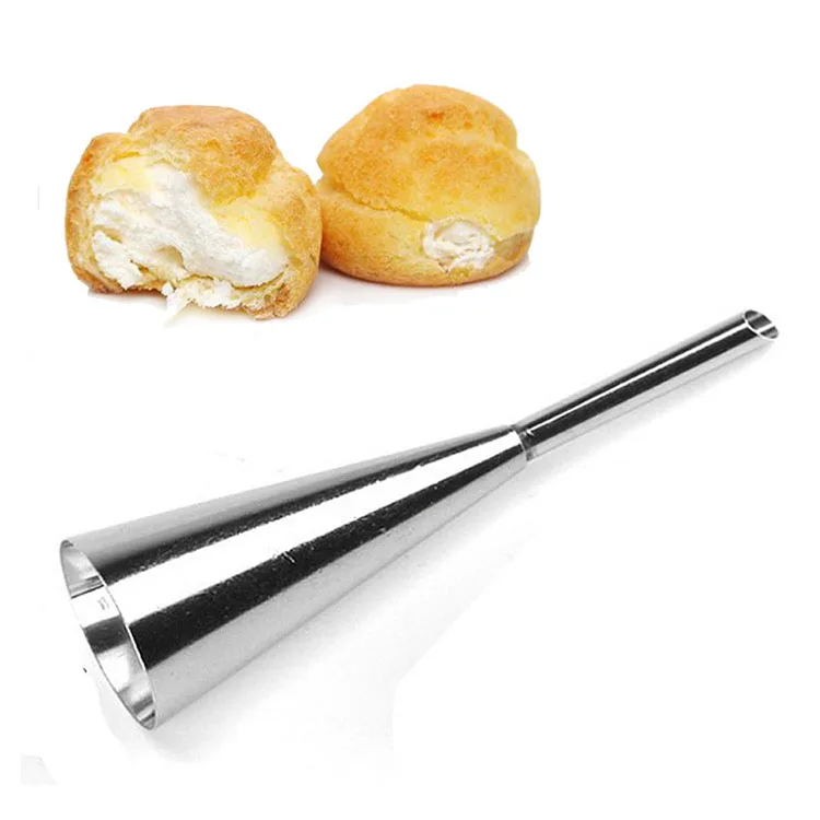 Puff cream decorating mouth 9cm large stainless steel Puff decorating mouth