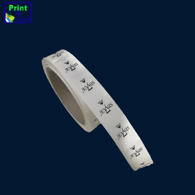 Custom transparent sticker roll BOPP label stickers