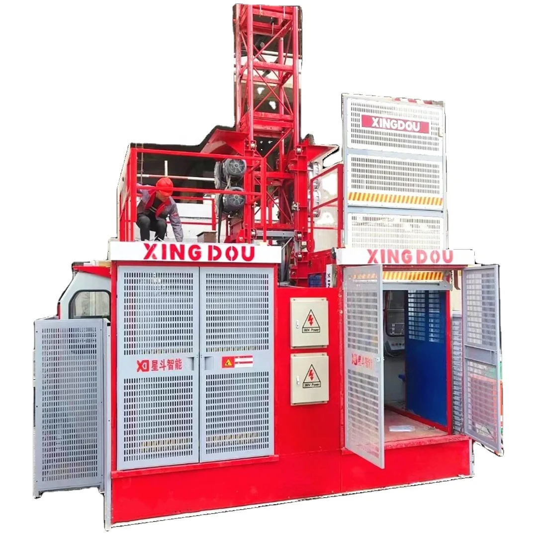 Portable cheap reliable construction site elevator/construction engineering machinery/construction equipment