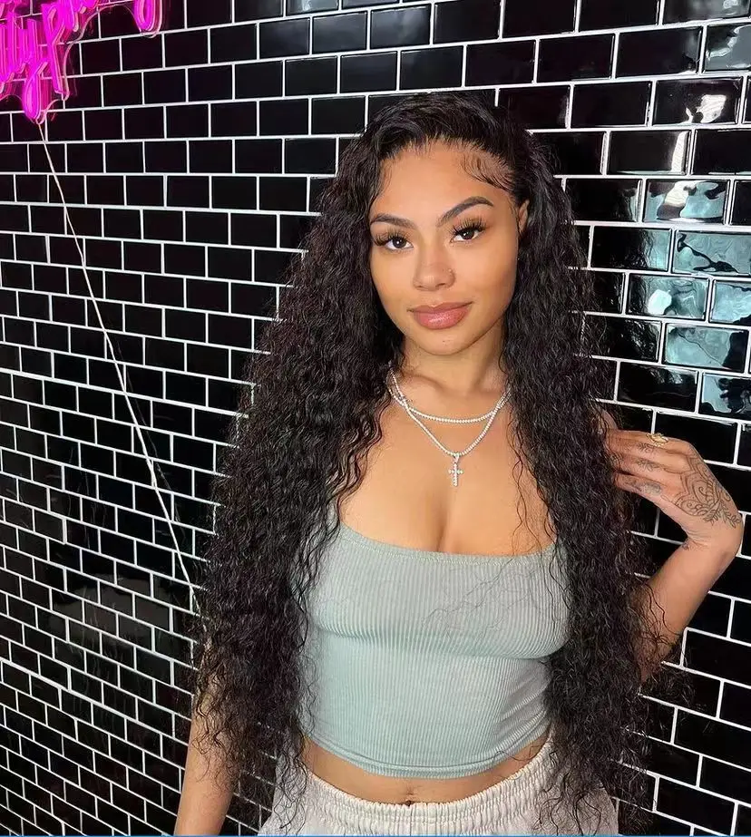 Water Wave Lace Front Wig HD Lace Frontal Wig For Women Human Hair Wigs Curly Brazilian Pre Plucked 13x4 Lace Frontal 150%