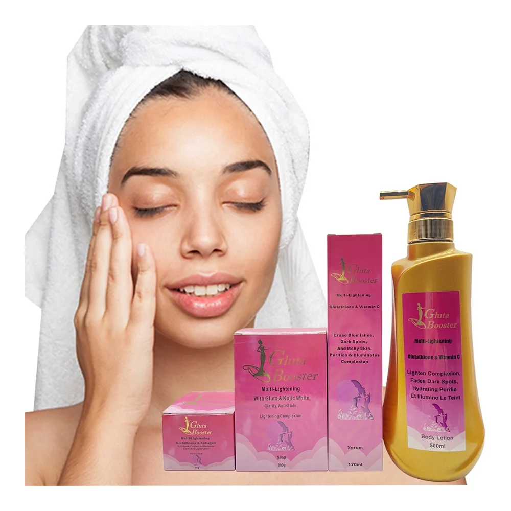 Gamme clarifiant lutte contre les cheloides varice boutons rides toute sorte de taches Gamme Super Eclaircissante
