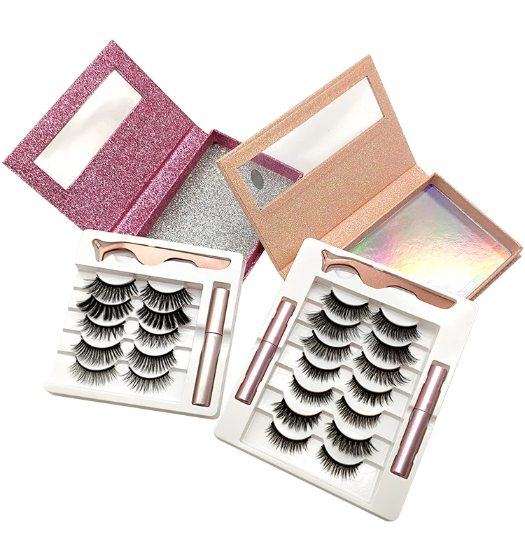 Hot Selling 7 Pairs Magnetic Eyelashes With Low Price (1600106072086)