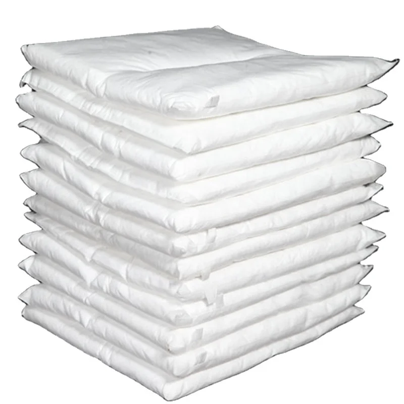 white emergency general oil absorb pillow for Equipment maintenance leakage