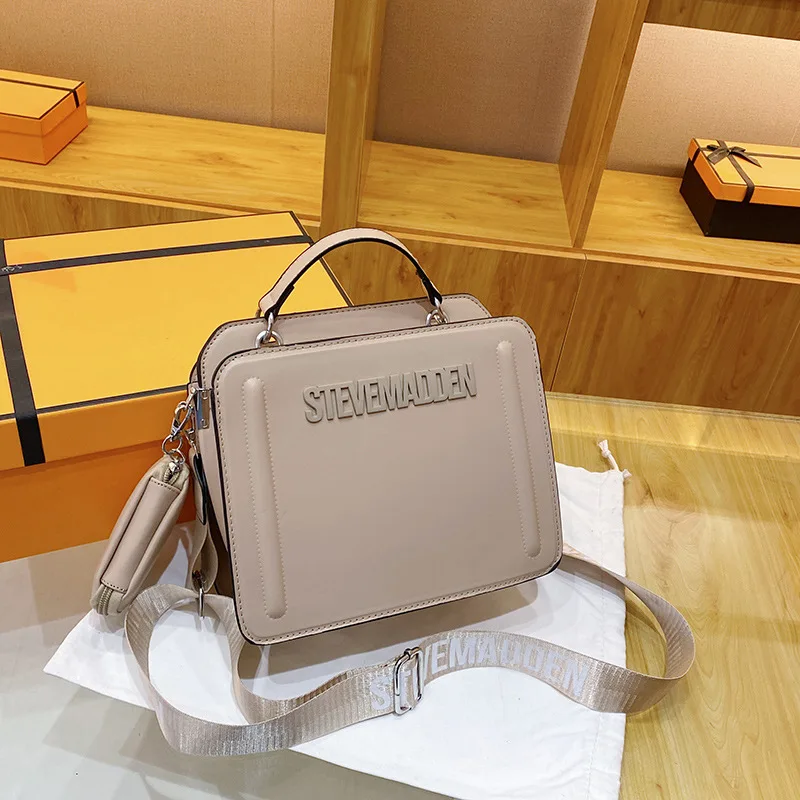 Fashion waterproof square Lightweight PU famous brand women shoulder crossbody bag handbag