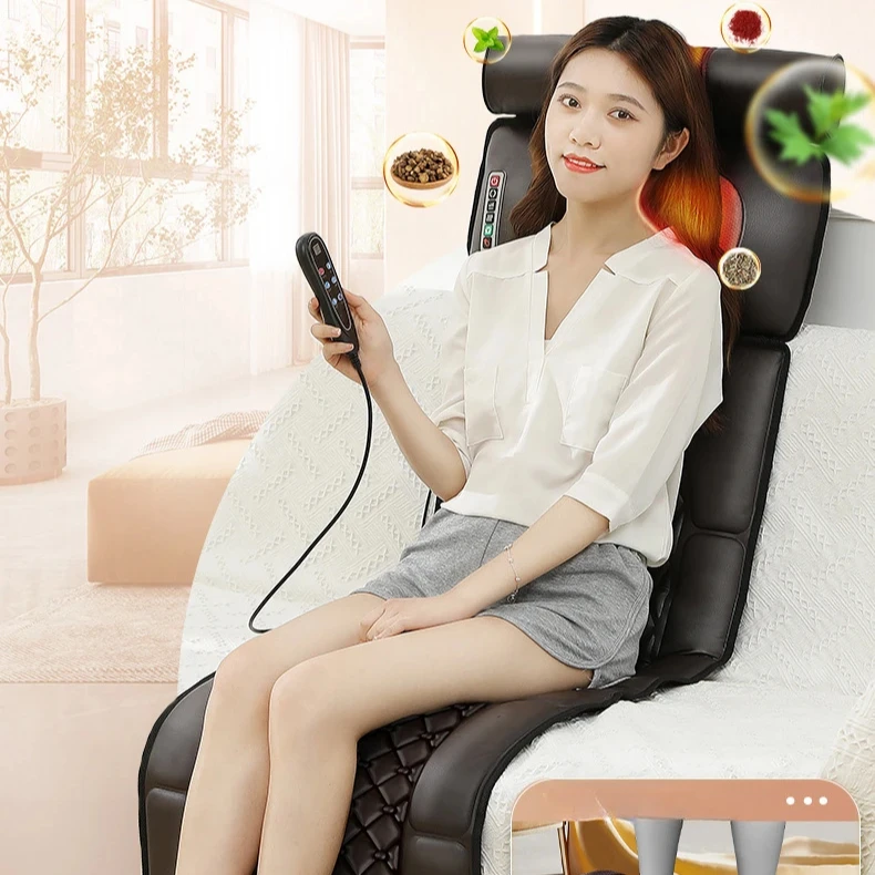Hot Selling Home Car Electric  Body Care Airbag Vibration Stretching Pressure Massage Mat Blood Circulation Massage Cushion