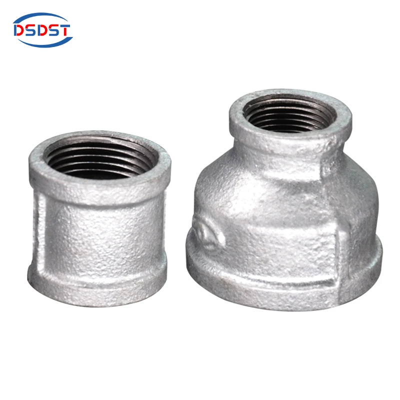 GI Pipe Fitting Iron Thread Malleable Iron Plumbing Materials galvanized Pipe Fittings nipple