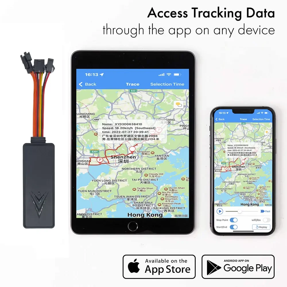 4g ET004 Small Easy to Hide Vehicle Gprs Motorcycle Tracking Device 4G Gps Real Time Tracking Remote Cut Off Power