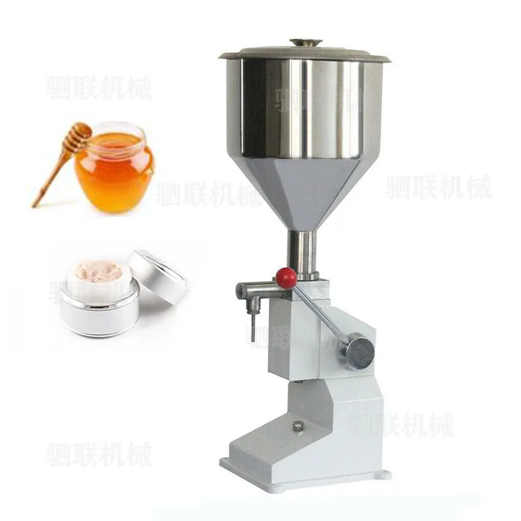 SiLian  A03 Manual 5-50ML Cosmetic Shampoo Cream Liquid Paste Sauce Honey Filling Machine