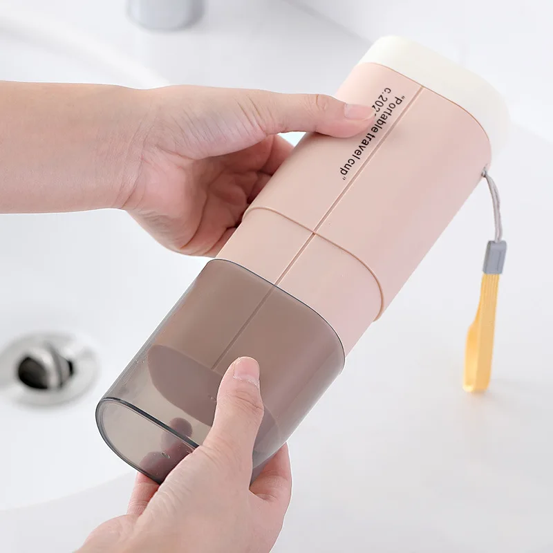 Creative new portable toothbrush retainer holder travel washing suction multi-funtional tooth brush storage boxes case