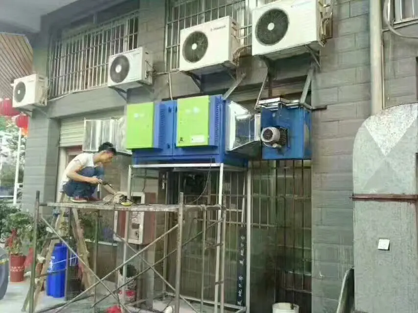 
Lvcheng industrial electrostatic precipitator price air cleaners lampblack machine smoke eater filter for chimney 