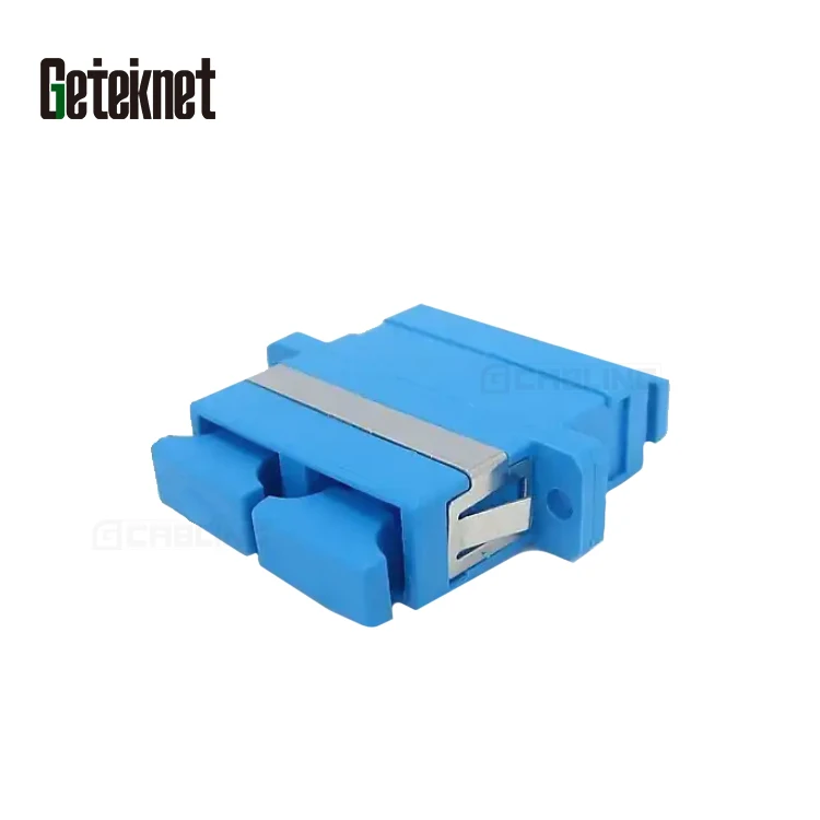 Geteknet fiber optical conector SC UPC SM duplex coupler fiber optic coupler connector fiber adapter